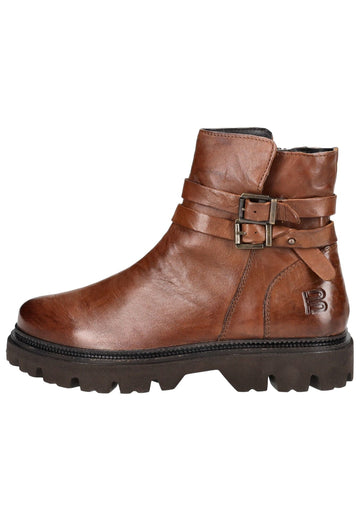 Stiefeletten Bagatt Stiefelette Nappaleder Cognac