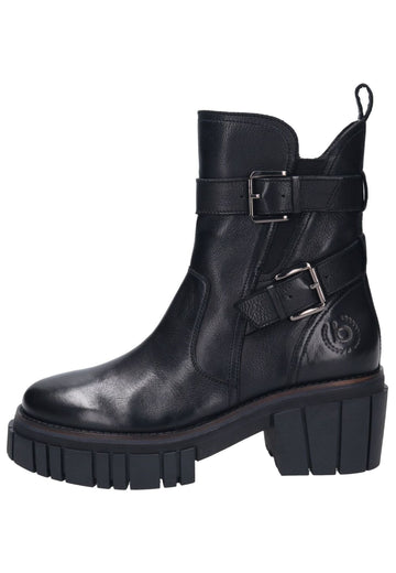 Stiefeletten Bagatt Stiefelette Nappaleder Schwarz