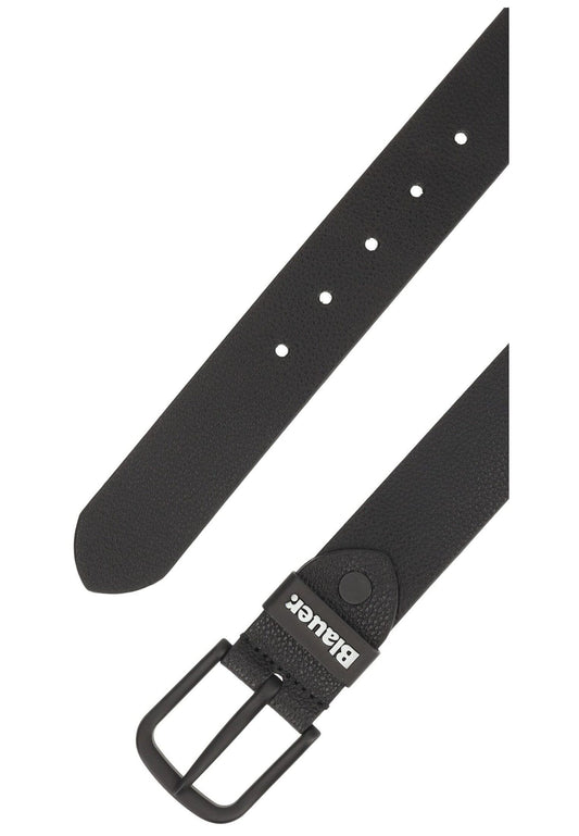 Blauer Gürtel Leder Schwarz