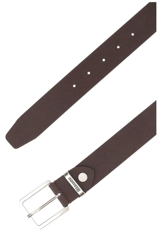 Blauer Gürtel Leder/Synthetik Dunkelbraun