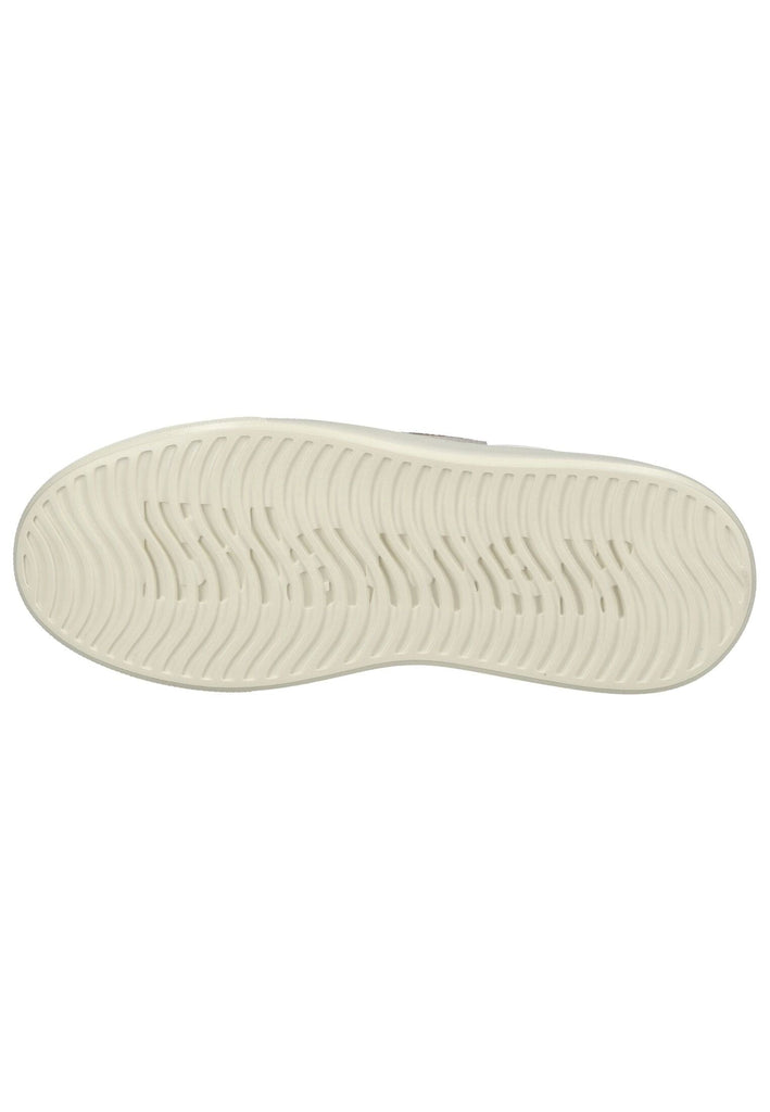 Blauer Sneaker Leder Cream