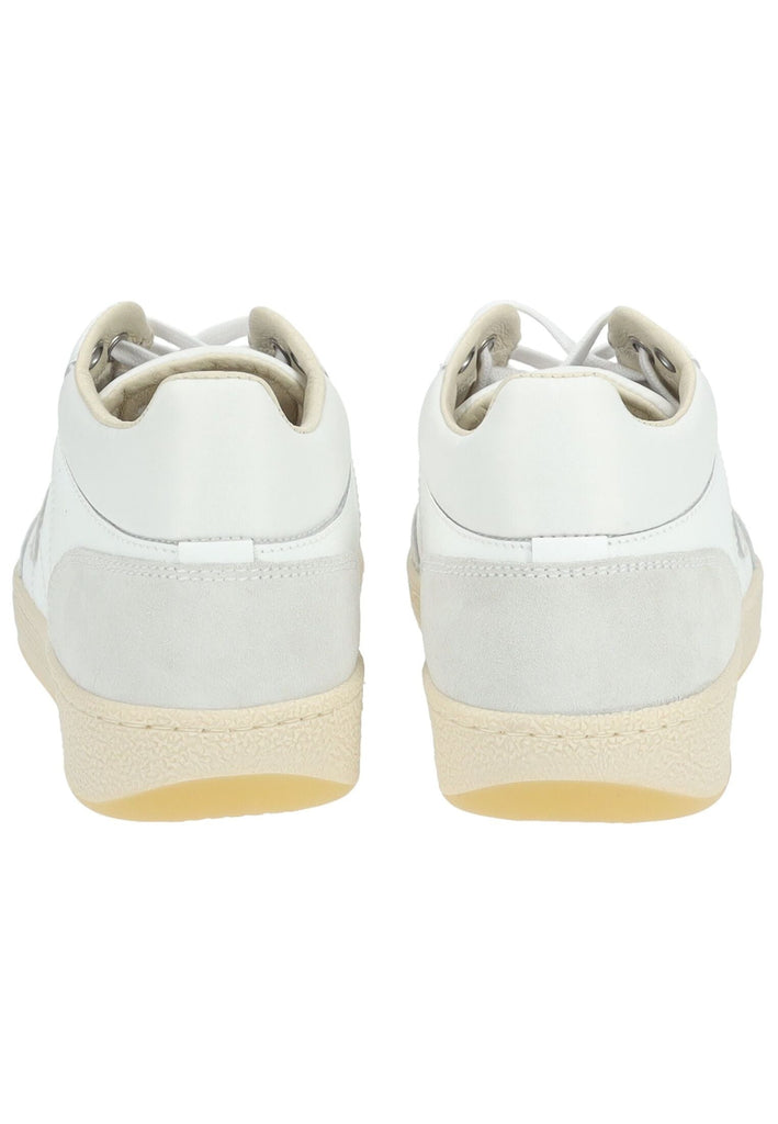 Blauer Sneaker Leder/Synthetik Weiß/Grau