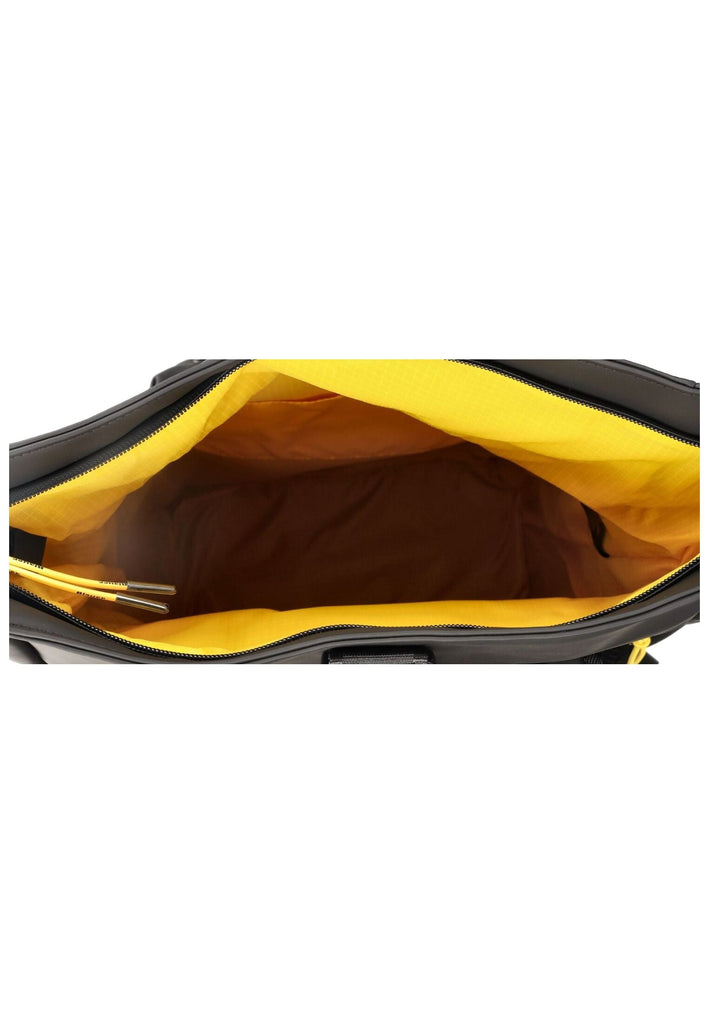 Blauer Taschen Lederimitat Schwarz