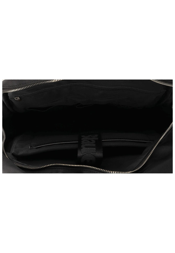 Blauer Taschen Lederimitat Schwarz