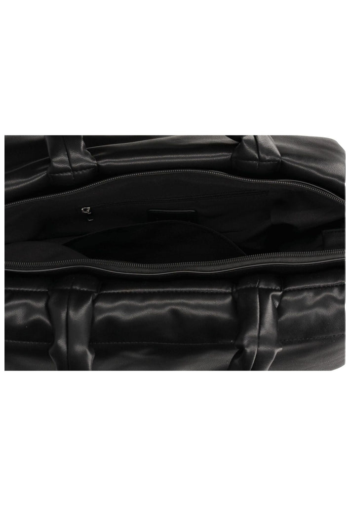 Blauer Taschen Lederimitat Schwarz