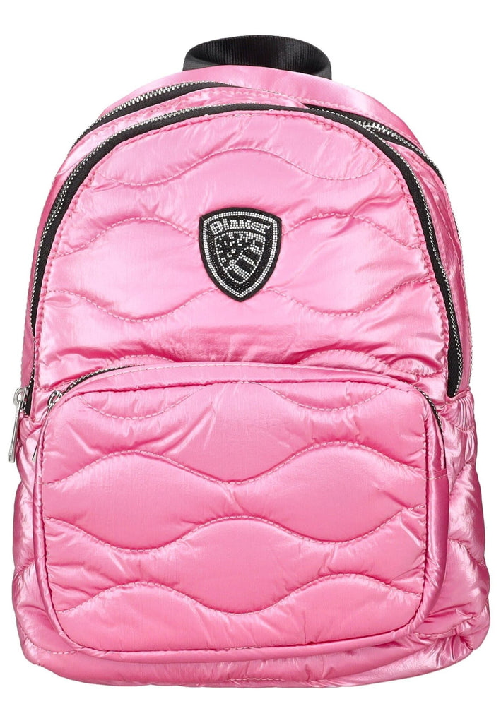 Blauer Taschen Nylon Pink