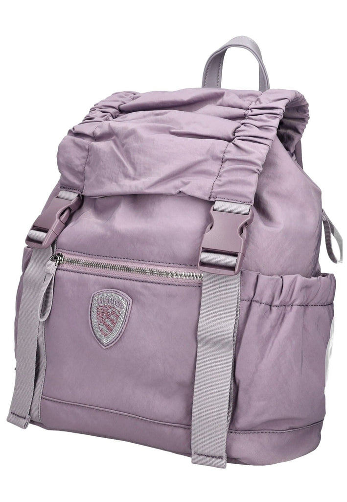 Blauer Taschen Textil Lila