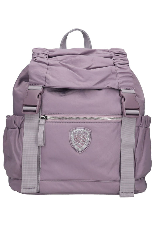 Blauer Taschen Textil Lila
