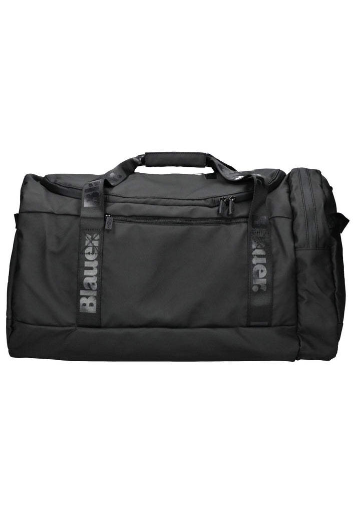 Blauer Taschen Textil Schwarz