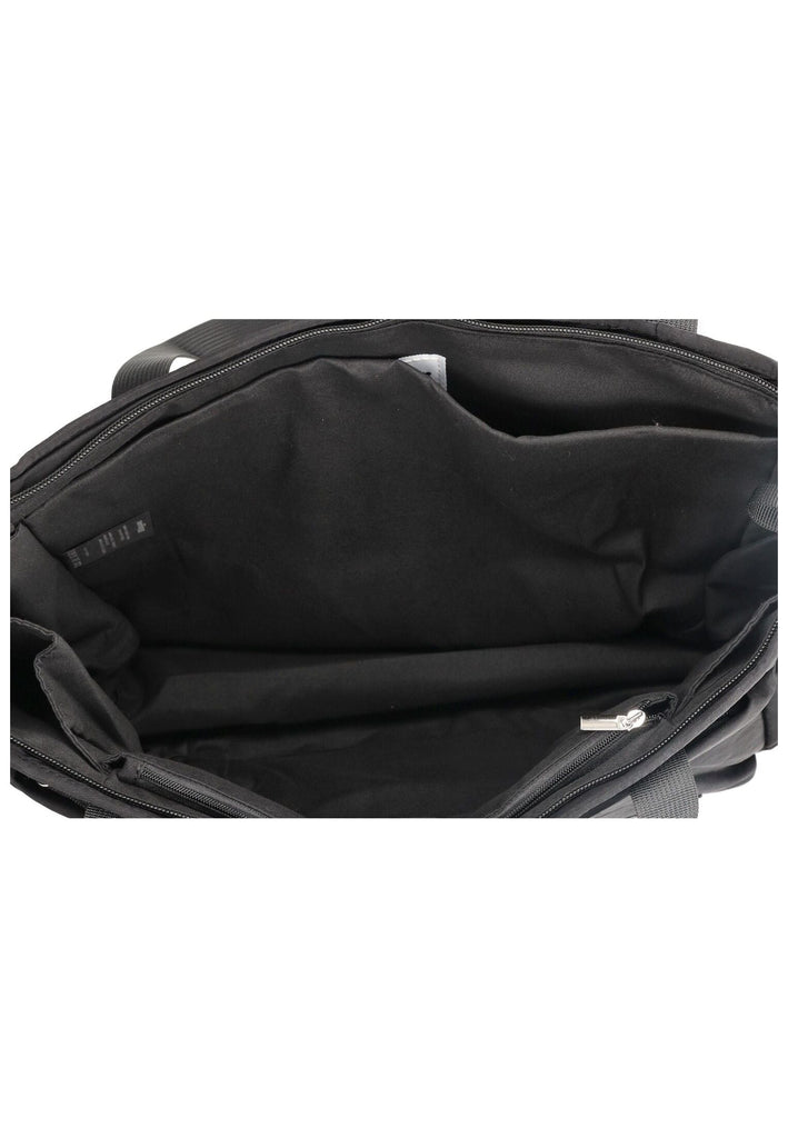 Blauer Taschen Textil Schwarz