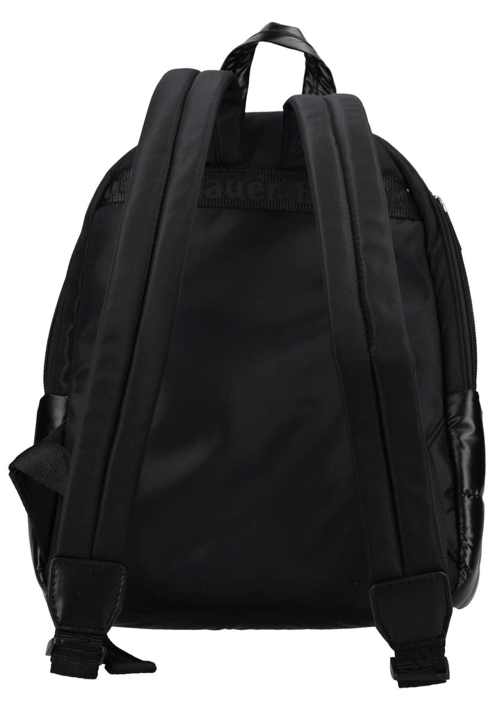 Blauer Taschen Textil Schwarz