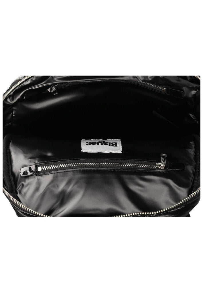 Blauer Taschen Textil Schwarz