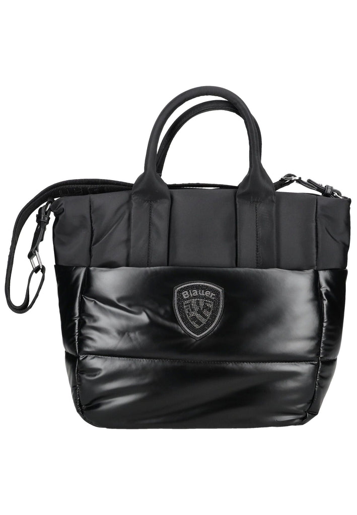 Blauer Taschen Textil Schwarz