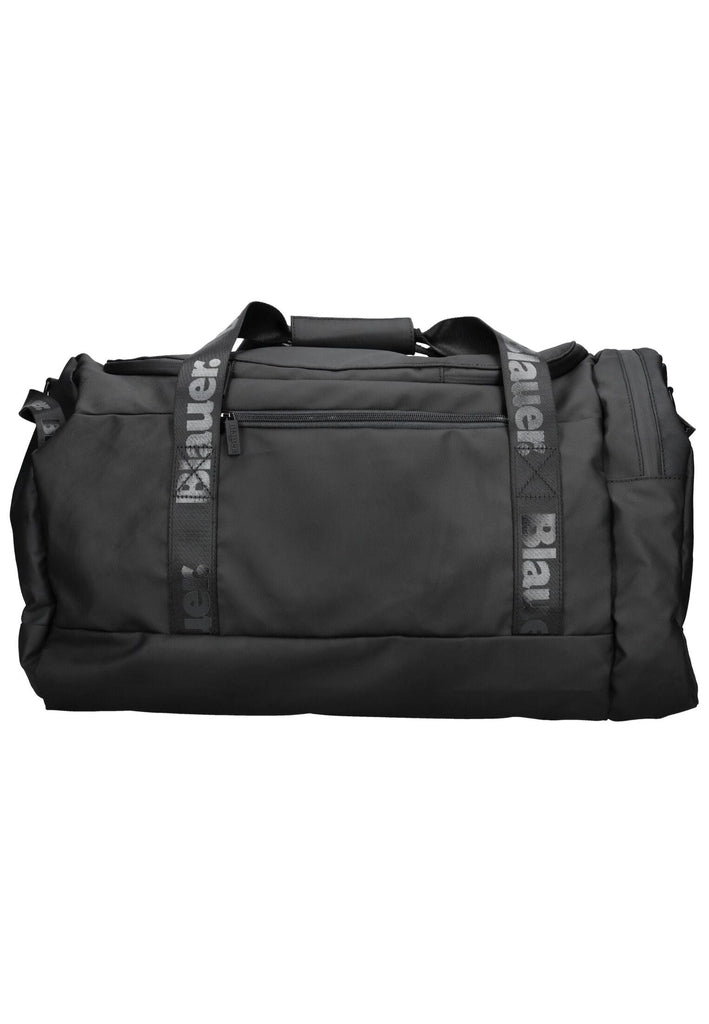 Blauer Taschen Textil Schwarz