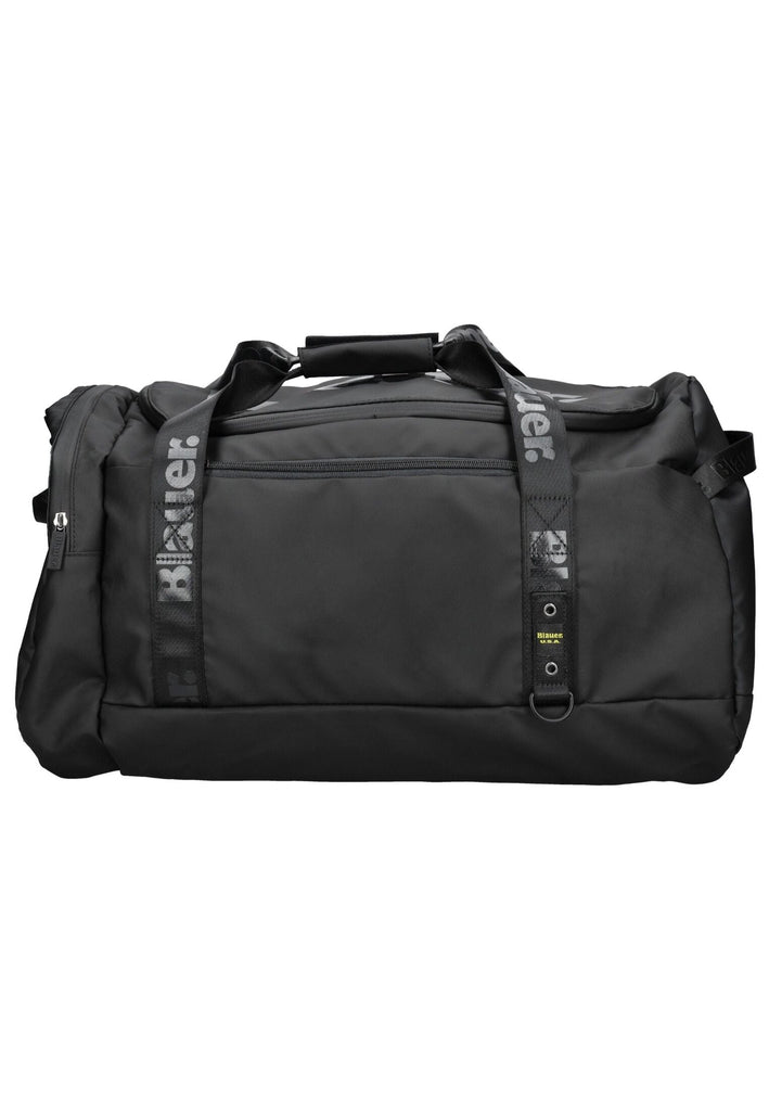 Blauer Taschen Textil Schwarz