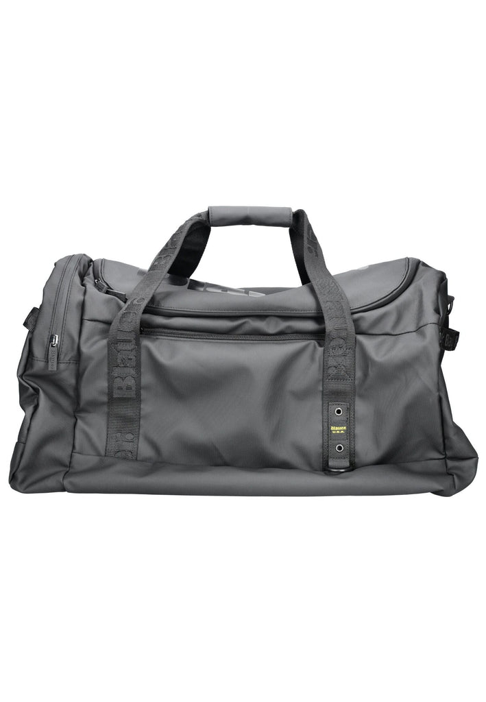 Blauer Taschen Textil Schwarz/Schwarz