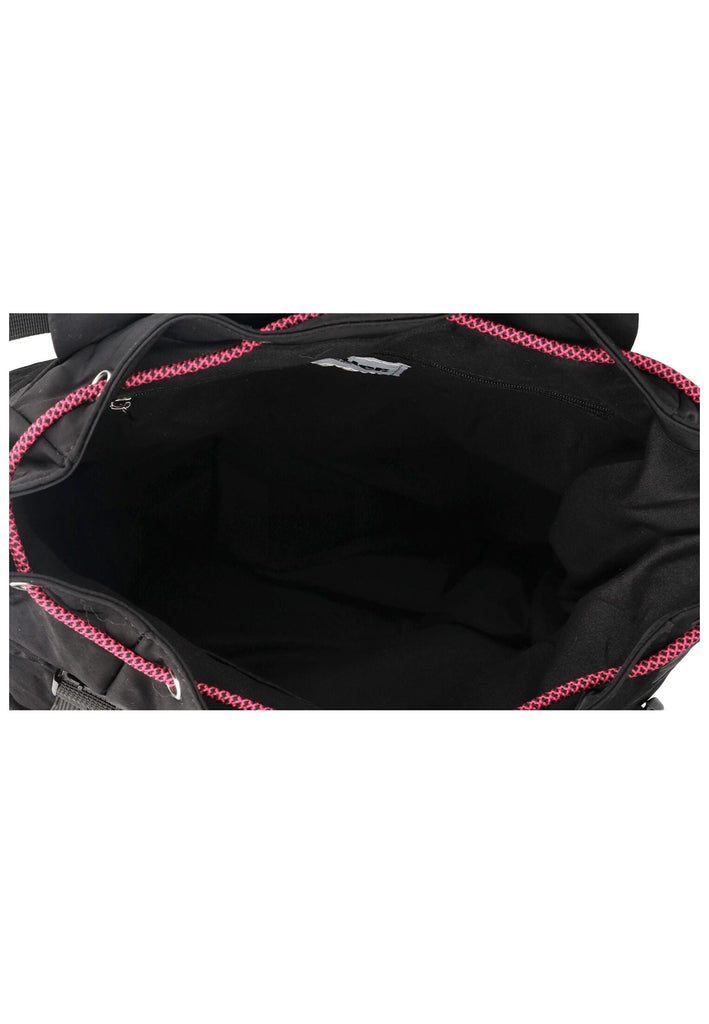 Blauer Taschen Textil Schwarz/Schwarz