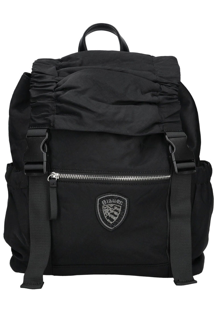 Blauer Taschen Textil Schwarz/Schwarz