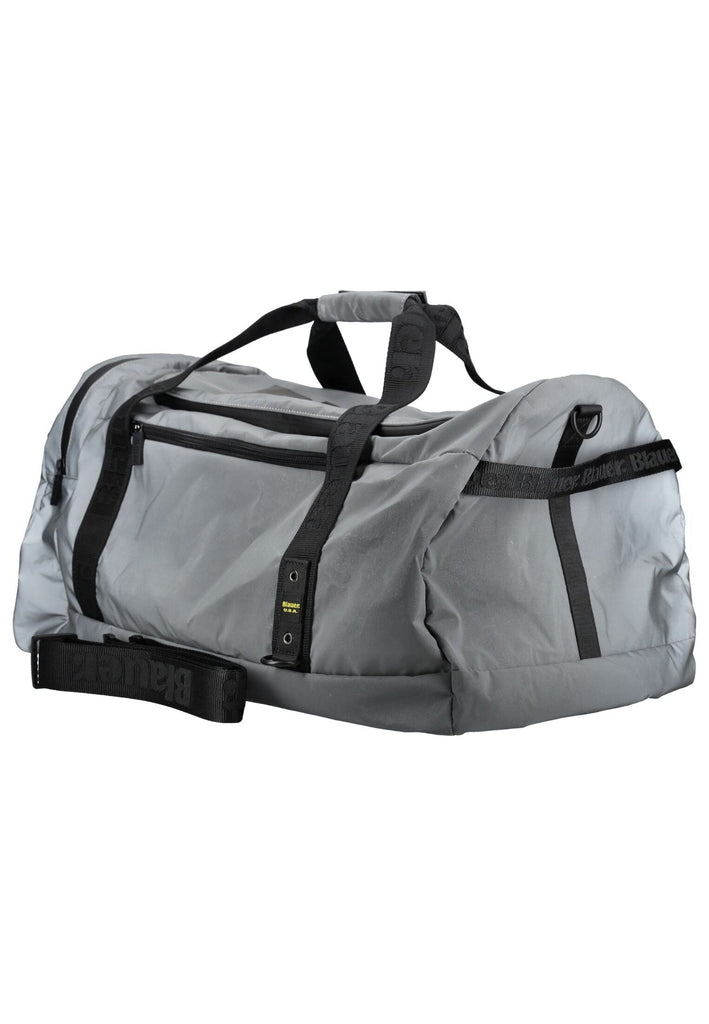 Blauer Taschen Textil Silber