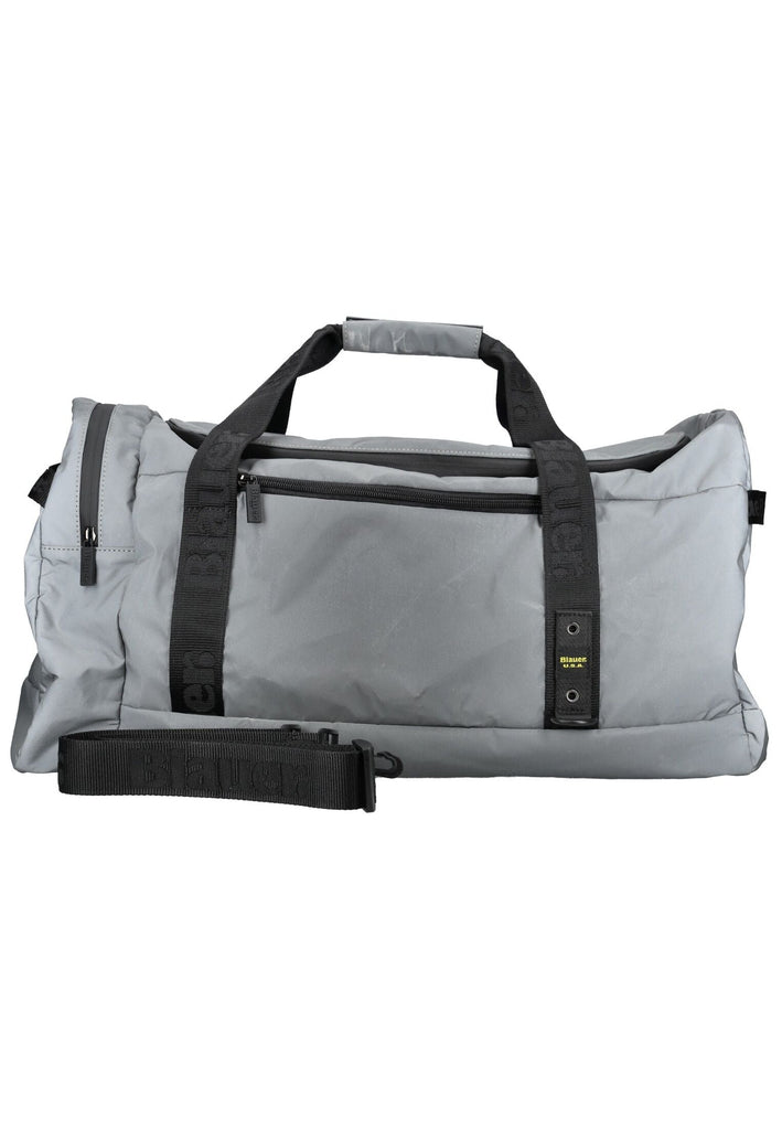 Blauer Taschen Textil Silber