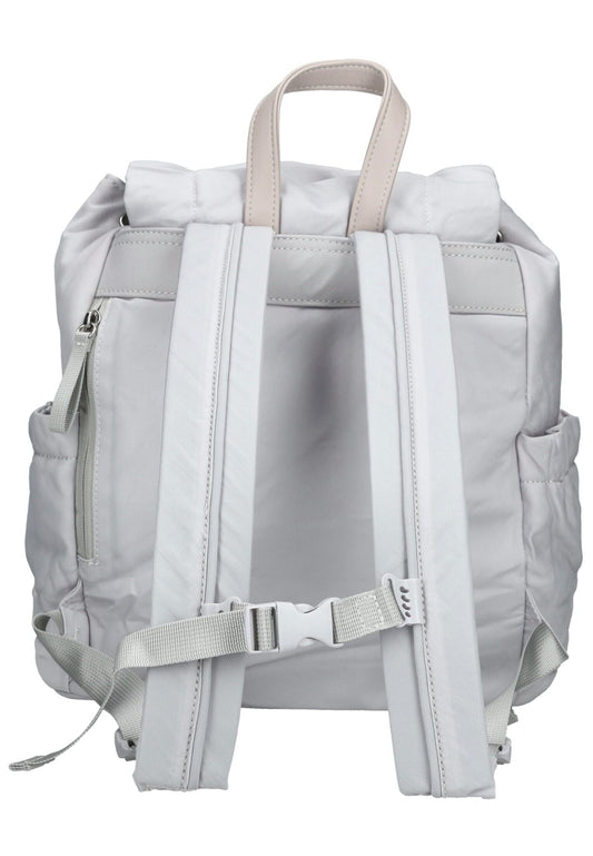 Blauer Taschen Textil Weiß