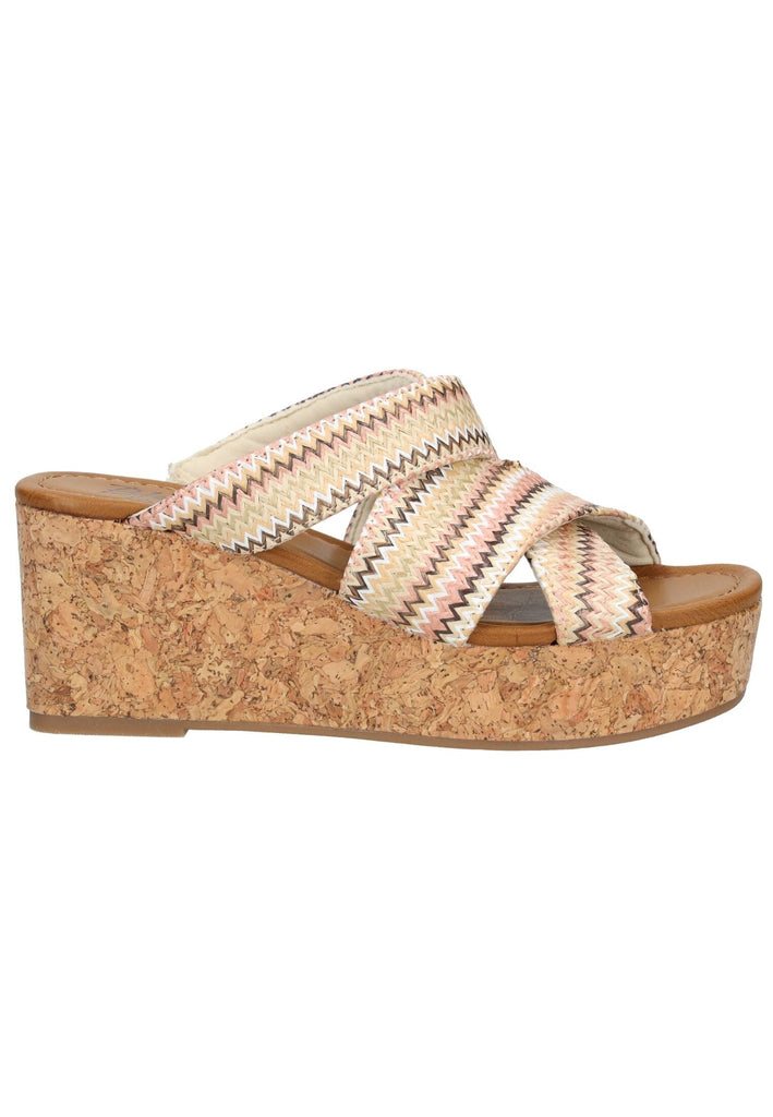 Blowfish Pantoletten Lederimitat Beige/Braun