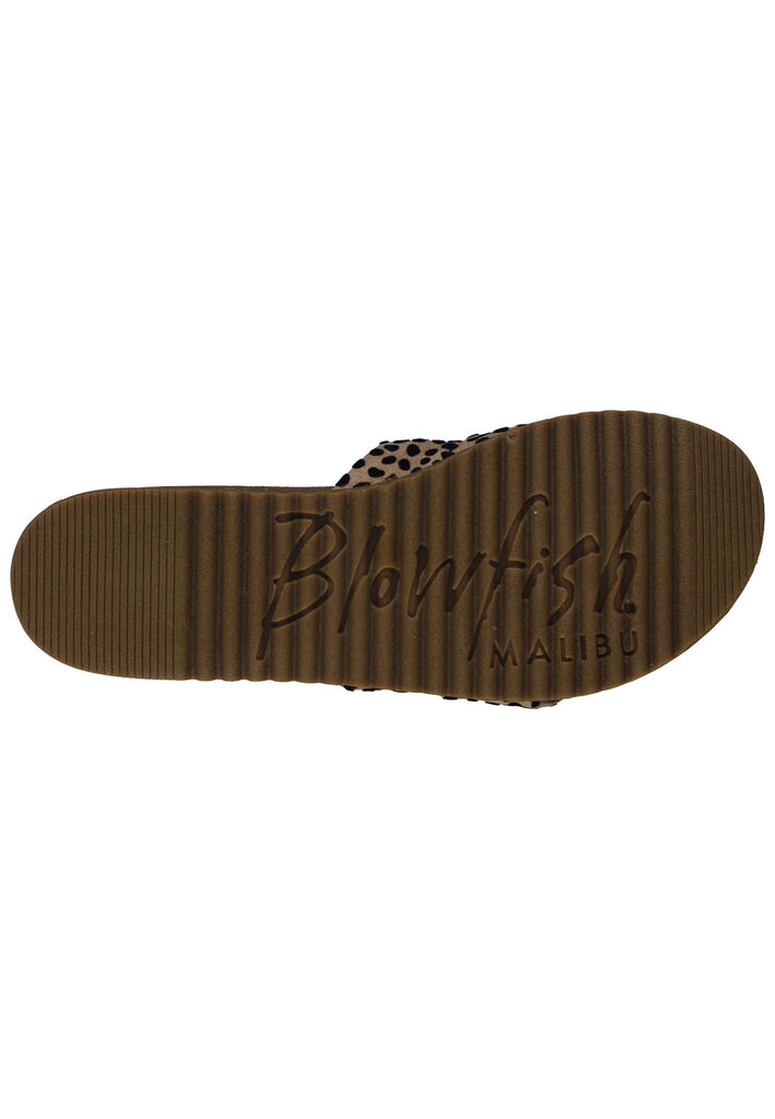 Blowfish Pantoletten Lederimitat Beige/Schwarz