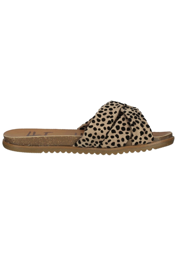 Blowfish Pantoletten Lederimitat Beige/Schwarz