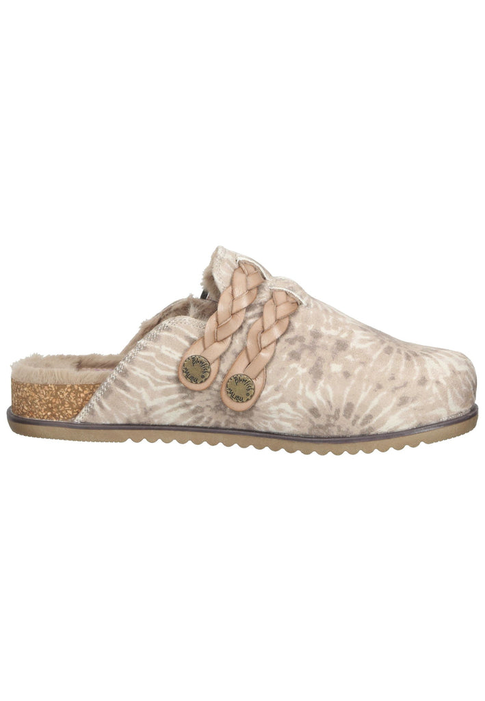 Blowfish Pantoletten Lederimitat Beige Warmfutter