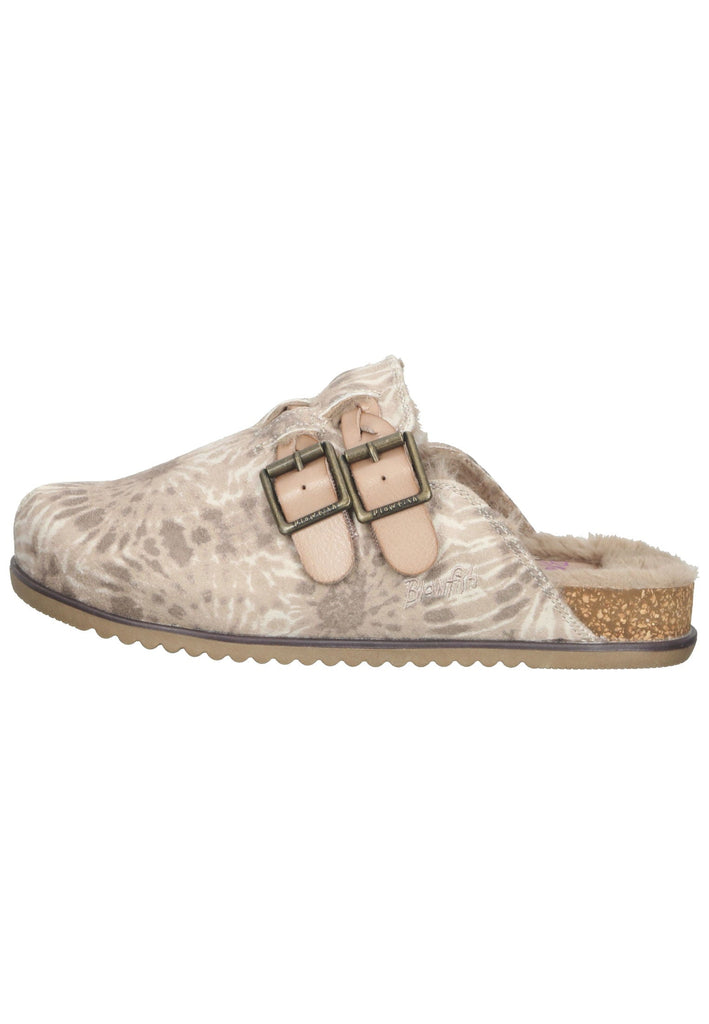 Blowfish Pantoletten Lederimitat Beige Warmfutter