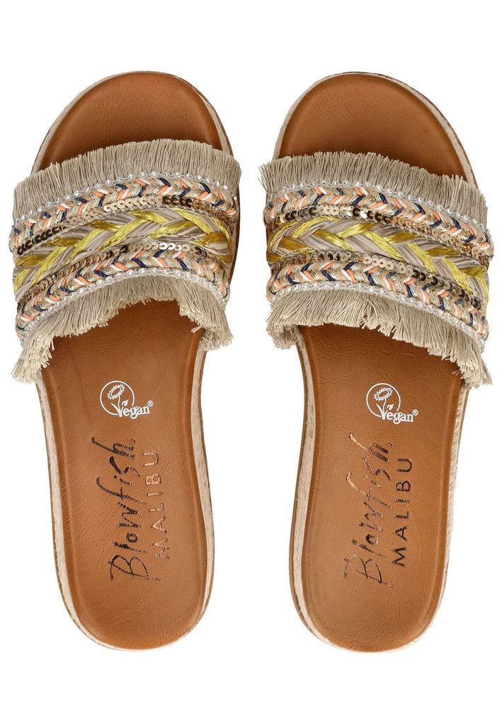 Blowfish Pantoletten Lederimitat Gold