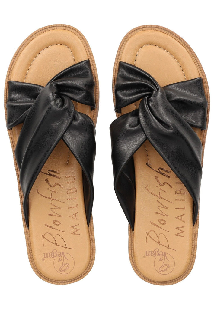 Blowfish Pantoletten Lederimitat Schwarz