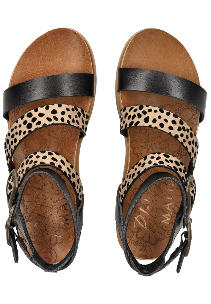 Blowfish Sandalen Lederimitat Beige/Schwarz