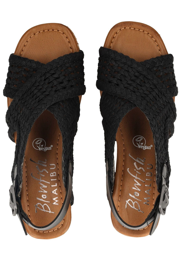 Blowfish Sandalen Lederimitat Schwarz