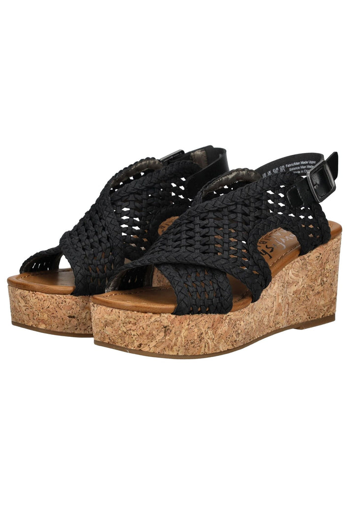 Blowfish Sandalen Lederimitat Schwarz