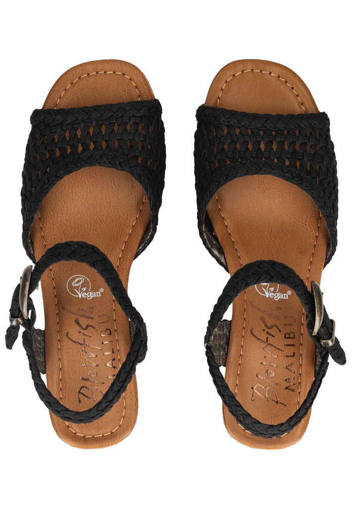 Blowfish Sandalen Lederimitat Schwarz