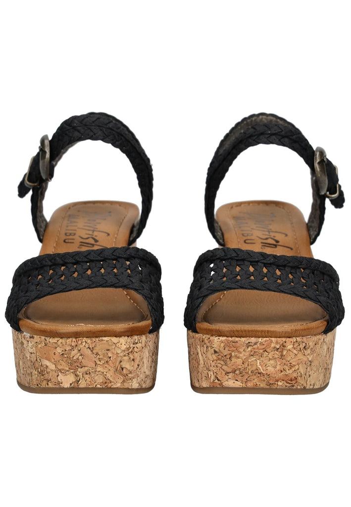 Blowfish Sandalen Lederimitat Schwarz