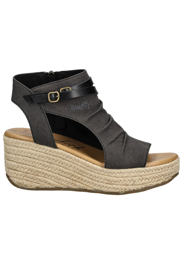 Blowfish Sandalen Lederimitat/Textil Schwarz