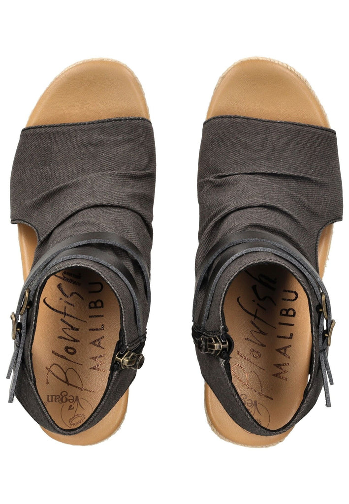 Blowfish Sandalen Lederimitat/Textil Schwarz