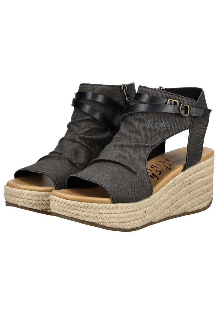 Blowfish Sandalen Lederimitat/Textil Schwarz