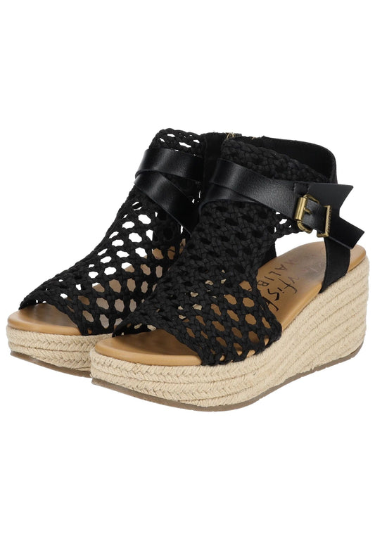 Blowfish Sandalen Lederimitat/Textil Schwarz