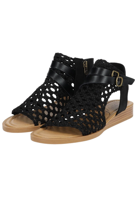 Blowfish Sandalen Lederimitat/Textil Schwarz