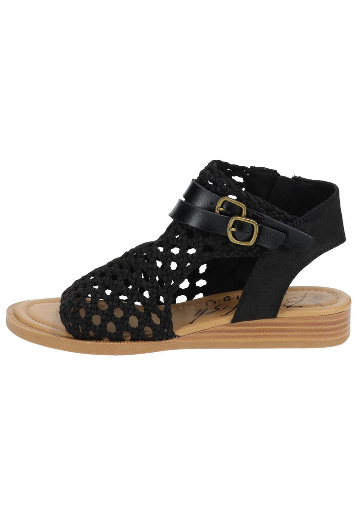Blowfish Sandalen Lederimitat/Textil Schwarz