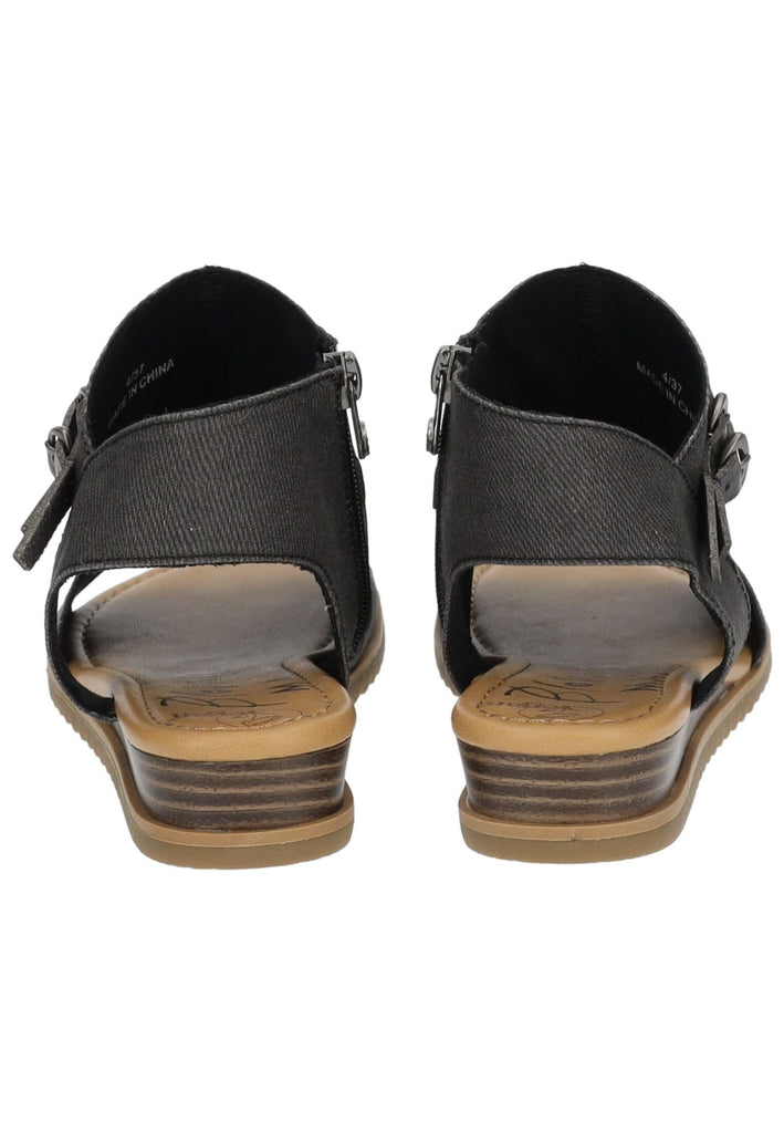 Blowfish Sandalen Lederimitat/Textil Schwarz
