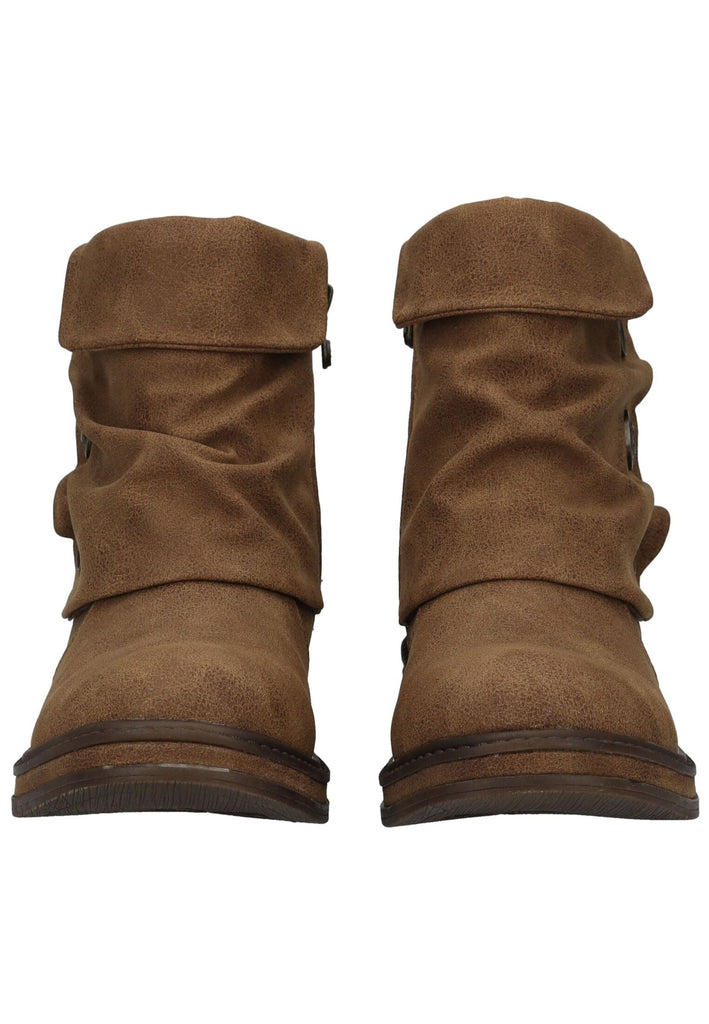 Blowfish Stiefelette Lederimitat Mittelbraun