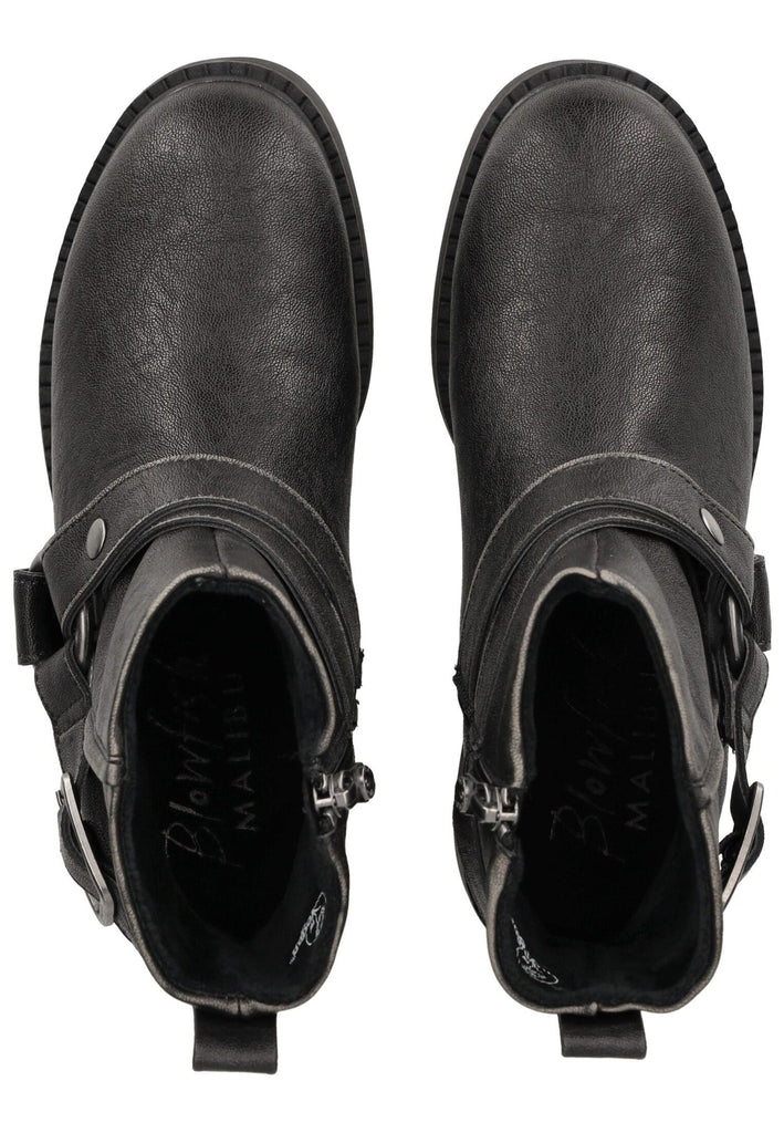 Blowfish Stiefelette Lederimitat Schwarz