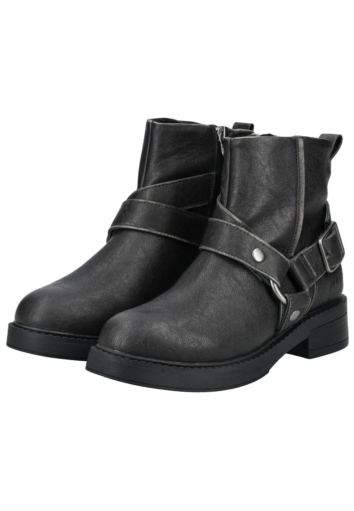 Blowfish Stiefelette Lederimitat Schwarz