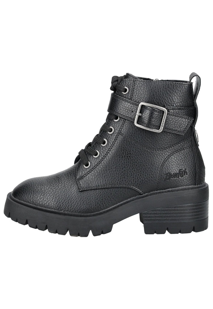 Blowfish Stiefelette Lederimitat Schwarz Warmfutter