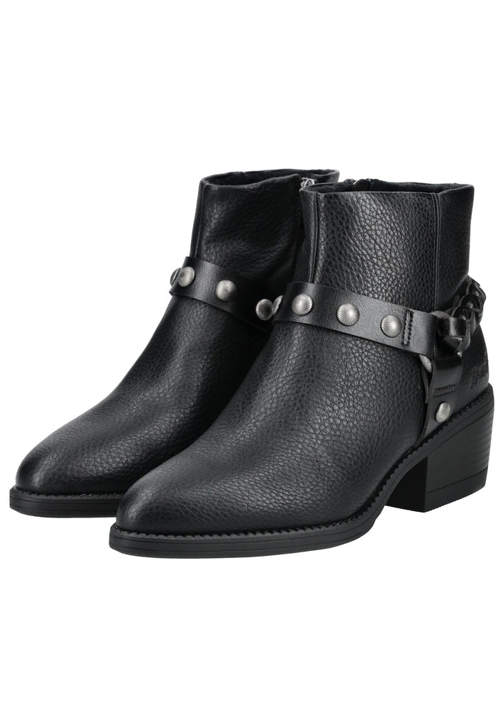 Blowfish Stiefelette Lederimitat Schwarz Warmfutter