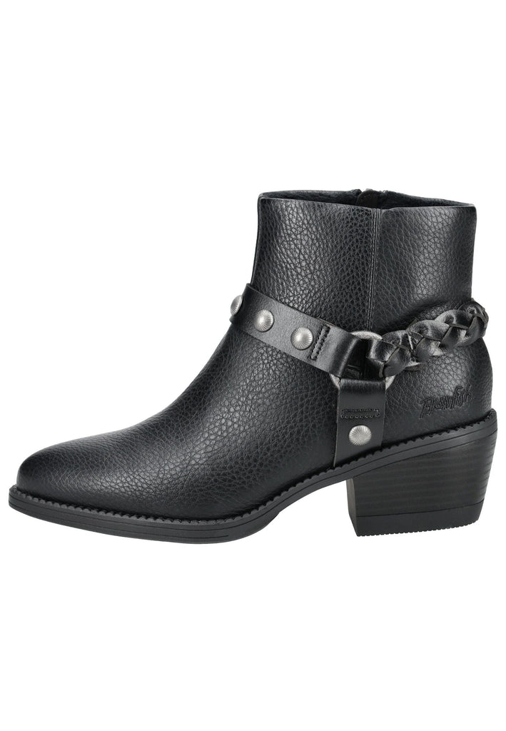 Blowfish Stiefelette Lederimitat Schwarz Warmfutter
